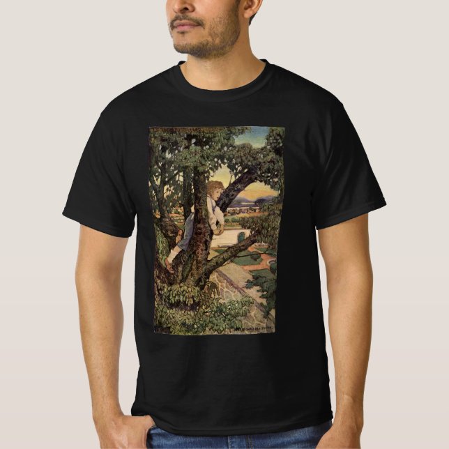 Aussicht Von den Bäumen von Jessie Willcox Smith T-Shirt (Vorderseite)