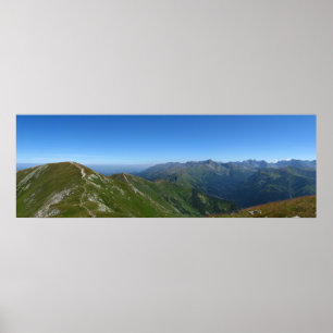 Aussicht von den roten Gipfeln Tatras Polen Poster