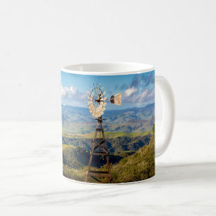 Aussicht von der Bergspitze aus Kaffeetasse