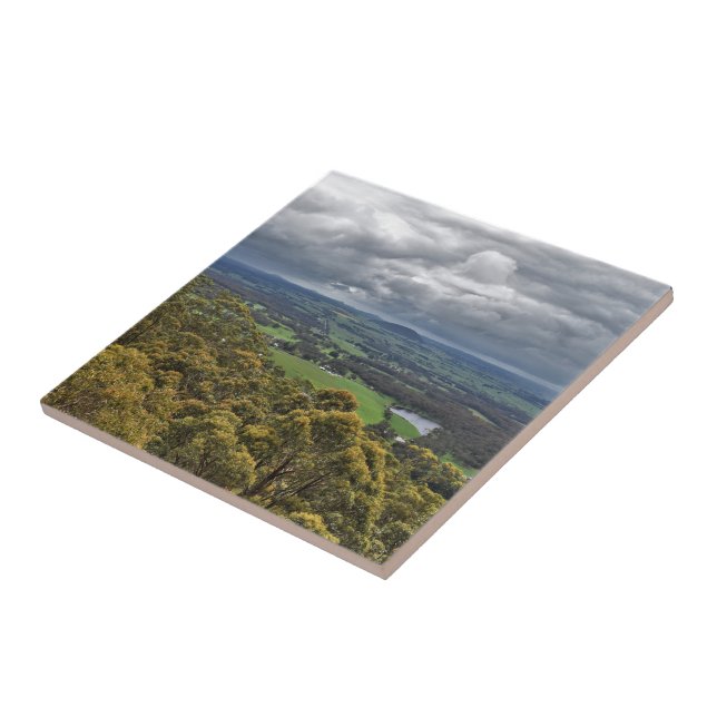 Aussicht von der Keramik Buninyong Fliese (Seite)