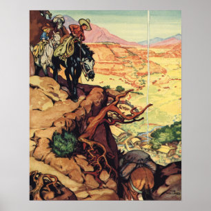 Aussicht von der Klippe Poster