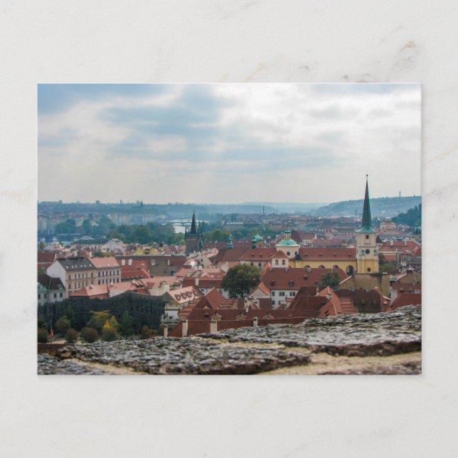 Aussicht von der Prager Burg - Postkarte (Vorderseite)