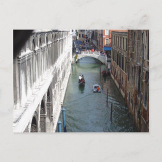Aussicht von der Seufzerbrücke, Venedig Postkarte