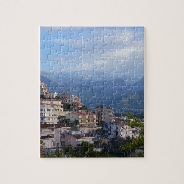 Aussicht von der Stadt Calabrian Puzzle (Vertikal)