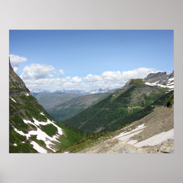 Aussicht von der Straße zur Straße Poster (Vorne)