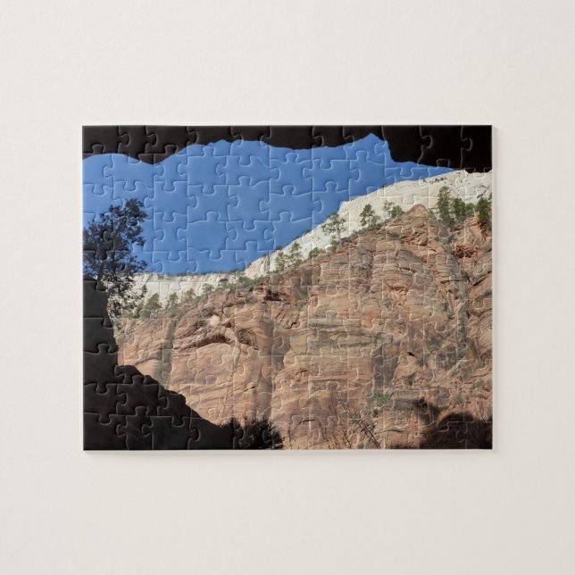 Aussicht von der Teufelstreppe auf den Zion Nation Puzzle (Horizontal)