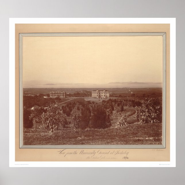 Aussicht von der Universität Berkeley (1337) Poster (Vorne)