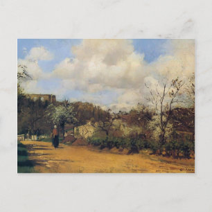 Aussicht von Louveciennes von Camille Pissarro Postkarte