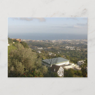 Aussicht von Mijas, Spanien Postkarte