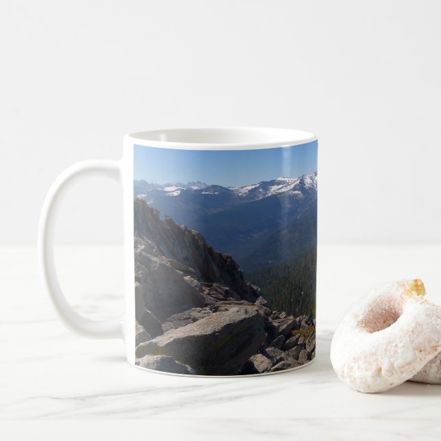 Aussicht von Mitchell Peak auf den Sequoia Nationa Kaffeetasse (Mit Donut)