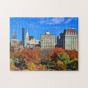 Aussicht von oben: Herbst im Gewerkschaft Square P Puzzle