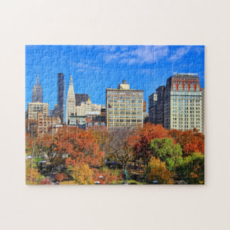 Aussicht von oben: Herbst im Gewerkschaft Square P Puzzle