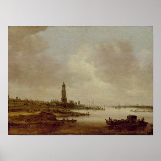 Aussicht von Rhenen Poster (Vorne)