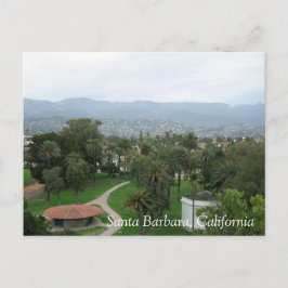 Aussicht von Santa Barbara City Uni Postkarte