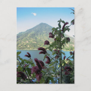 Aussicht von Santiago Atitlan, Guatemala Postkarte