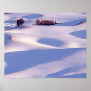 Aussicht von Steptoe Butte auf die Hügel 2 Poster
