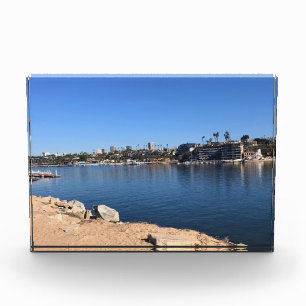 Aussicht von Wedge, Newport Beach, Kalifornien Fotoblock