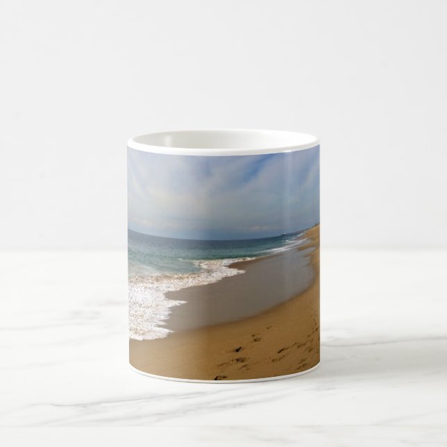 Aussicht von Wedge, Newport Beach, Kalifornien Kaffeetasse (Mittel)