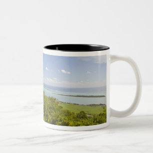 Aussichtspunkt in der Nähe von Grand Riviere Noir Zweifarbige Tasse