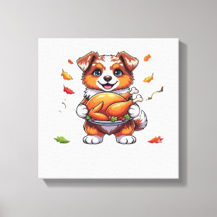 Aussie 178 Thanksgiving Oversized T-Shirt.png Leinwanddruck