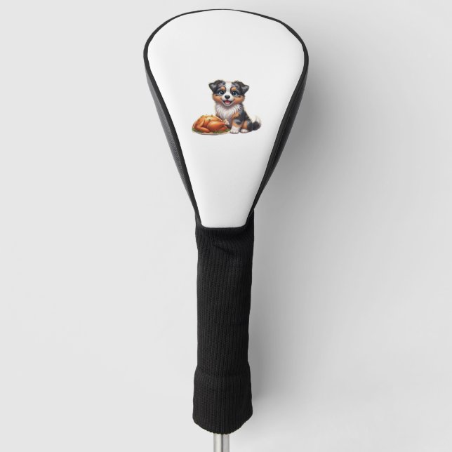 Aussie 180 Erntedank Classic T - Shirt.png Golf Headcover (Vorderseite)