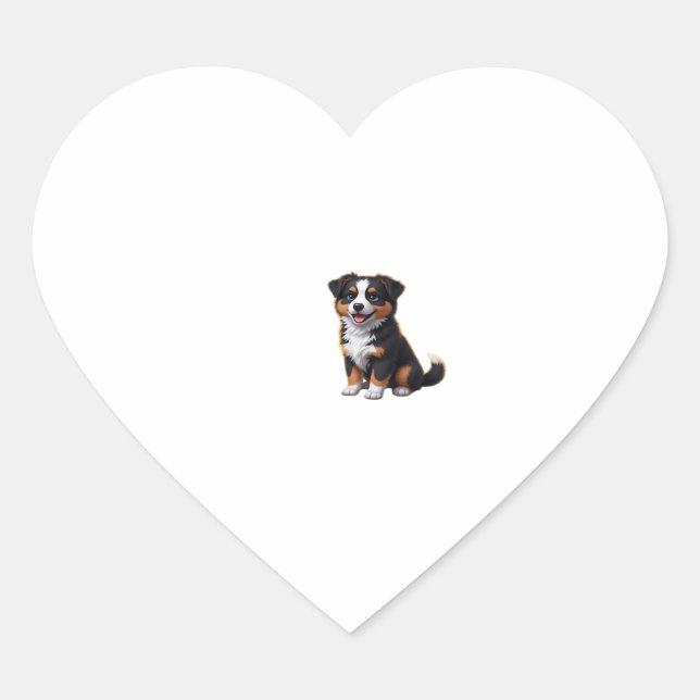 Aussie 181 Erntedank Classic T - Shirt.png Herz-Aufkleber (Vorderseite)