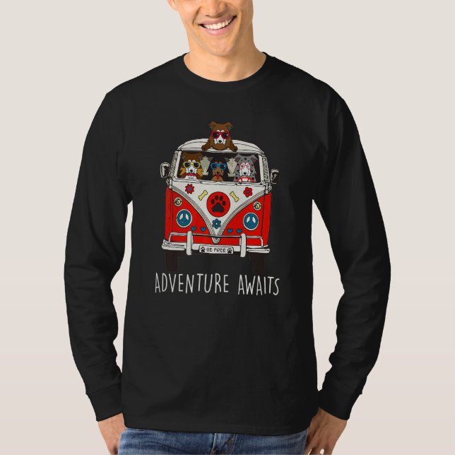 Aussie Adventure Awaits Artwork Camper T-Shirt (Vorderseite)