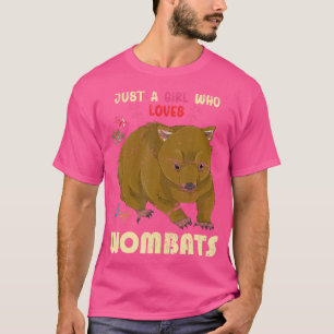 Aussie Animal Lover Australia Niedlich Wombat T-Shirt