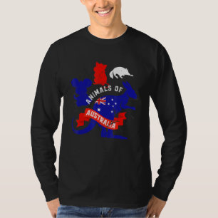 Aussie Animal Sugar Glider Koala Quokka Australien T-Shirt
