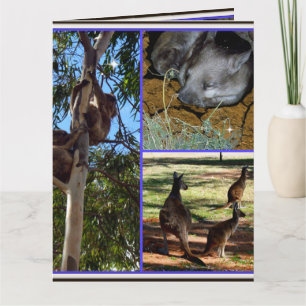Aussie Annals Foto Collage, Karte