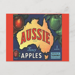 Aussie Apples Postkarte