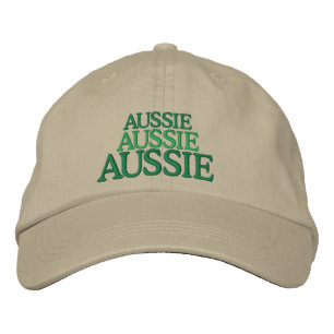 Aussie, Aussie, Aussie, bestickter Hut