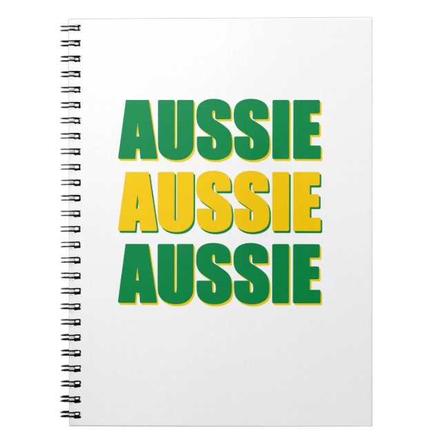 Aussie Aussie Aussie Notizblock (Vorderseite)