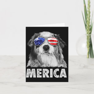 Aussie australian shepherd 4. Juli Merica Karte