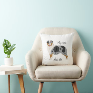 Aussie. Australian Shepherd Kissen