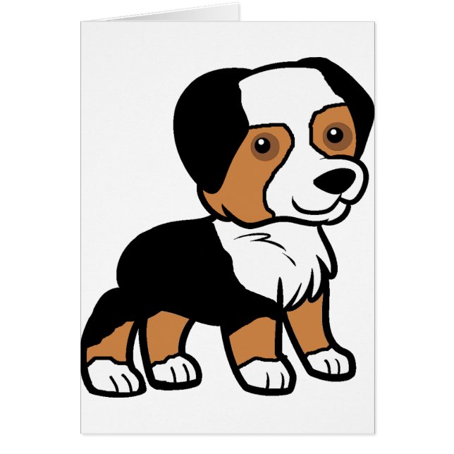 aussie black tri Cartoon (Vorne)