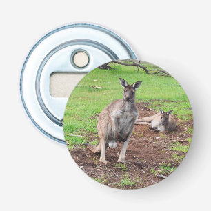 Aussie Buck Kangaroo, Magnetic Bottle Opener. Flaschenöffner