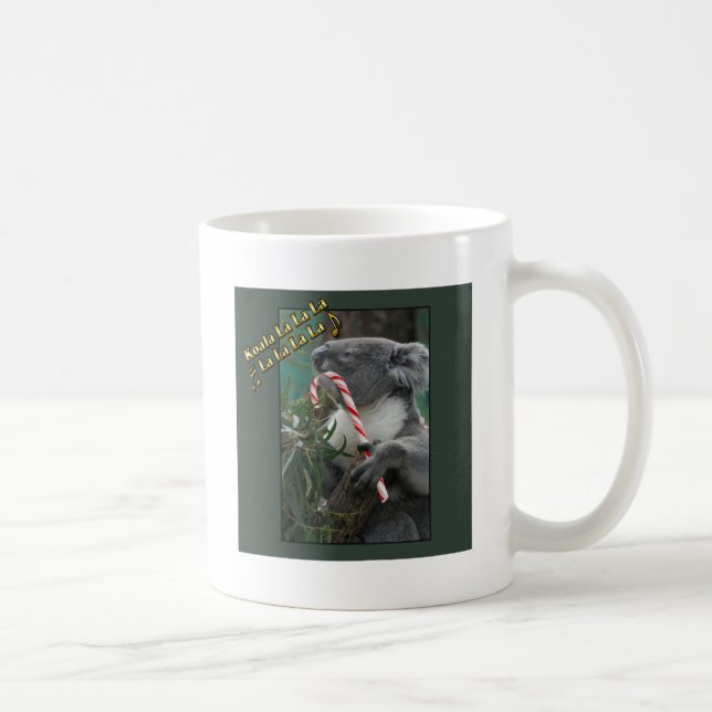 Aussie Christmas Koala mit Candy Cane Tasse (Rechts)