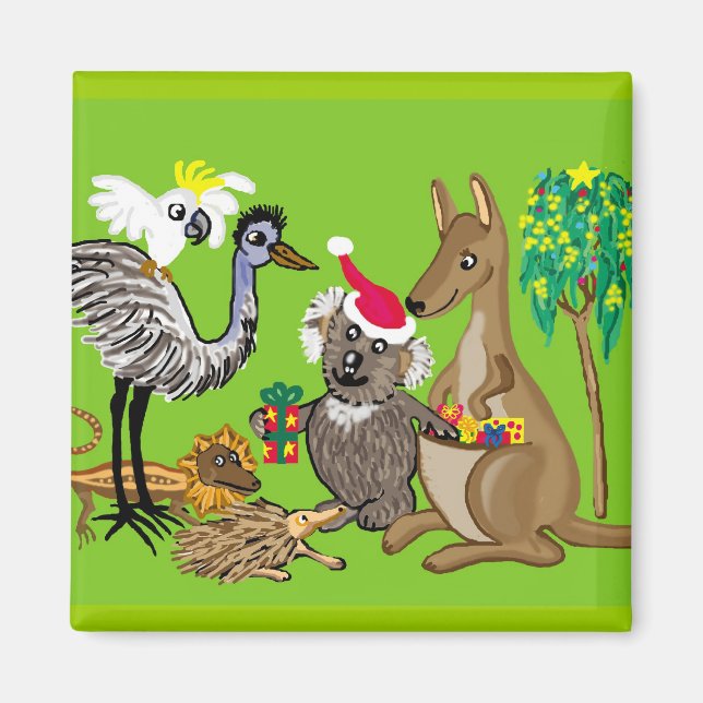Aussie Christmas Magnet (Vorne)