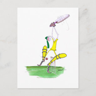 aussie cricket nutmeg, tony fernandes postkarte