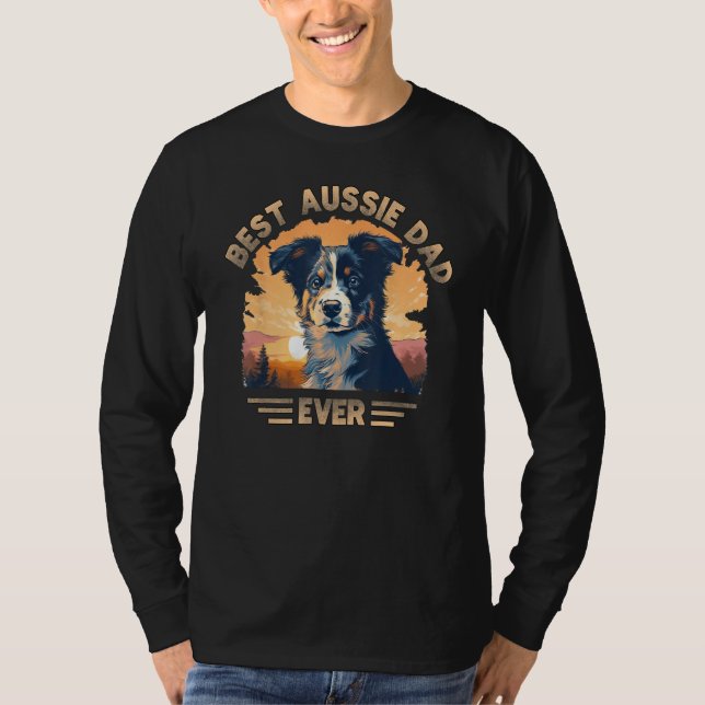 Aussie DAD Australian Shepherd 1 T-Shirt (Vorderseite)