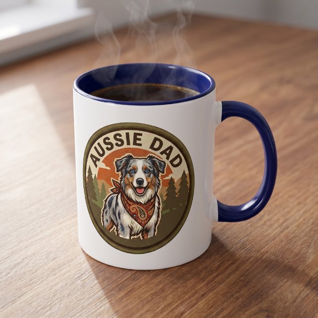 Aussie Dad Kaffeetasse | Australian Shepherd Gesch (Von Creator hochgeladen)