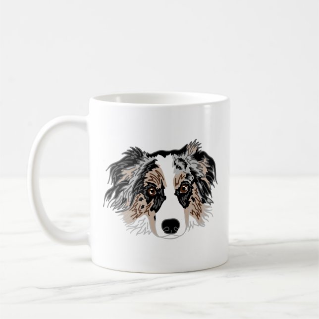 Aussie Dog Mama Tasse (Links)