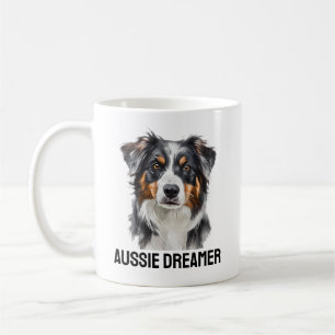 Aussie Dreamer Tasse - Whimsical Australian Shephe