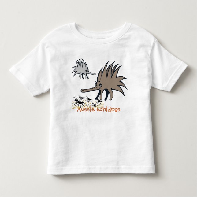 Aussie echidnas kleinkind t-shirt (Vorderseite)