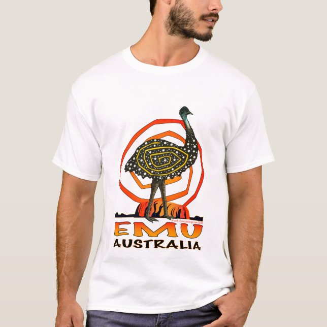 Aussie Emu T-Shirt (Vorderseite)
