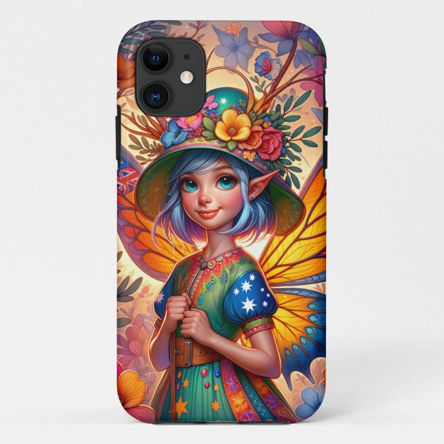 Aussie Fairy Case-Mate iPhone Hülle (Rückseite)