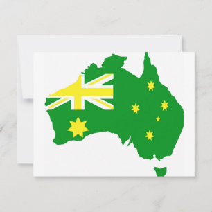 Aussie Flag Karte