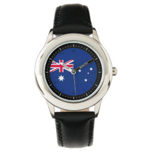 Aussie-Flagge Uhr