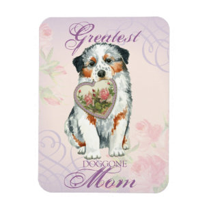 Aussie Heart Mama Magnet